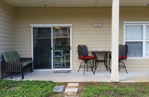 Gulf Shores Condo | Beautiful Furnished In the Courtyard, Right Beside The Pool On 1st Floor