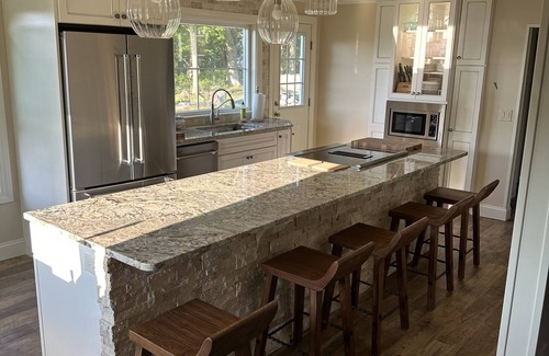 Lords Point House | Beautiful home on Lords Point in Stonington CT with lots of parking on large lot