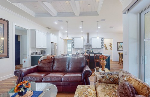 Port Charlotte House | Beautiful home with private pool, dock, and fireplace for you to enjoy