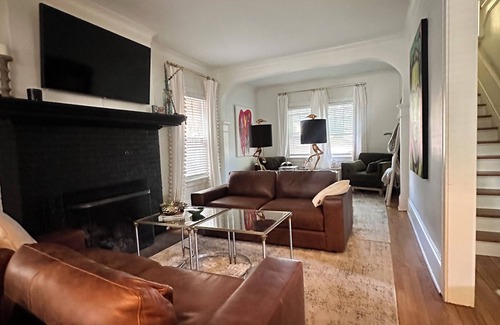 Upper East Side House | Beautiful home with backyard space + sauna. Close to Lake Park + Downtown!
