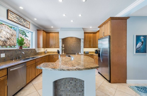 Anglers Park House | Beautiful Key Largo Resort Home w/Pool, Hot Tub, Tiki, Fire Pit