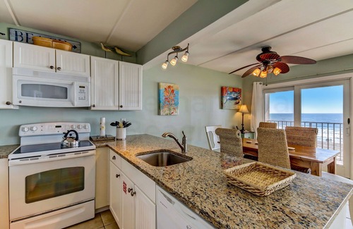 Ocean Cay Condo | Beautiful kitchen, oceanfront with breathtaking views, steps to the beach!