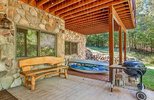 Friendship House | Beautiful Lakefront Home on Two Acres with Free WiFi, Dock, & a Sandy Beach