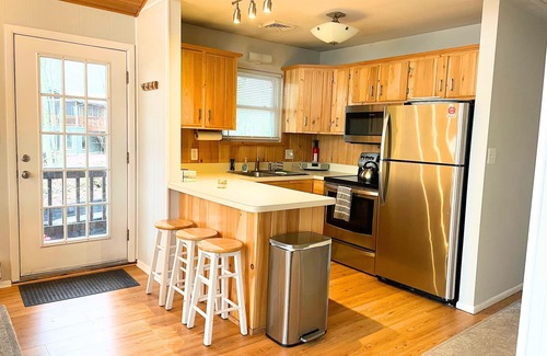 Locust Lake Village Cabin | Beautiful Lakefront House with Private Beach! BOOK NOW!