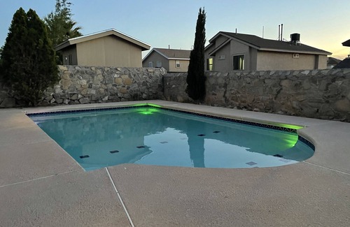 Biggs Field House | Beautiful pool and excellent location!