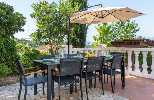 Fogars de la Selva House | Beautiful private villa for 8 guests with WIFI, A/C, private pool, TV, patio and parking