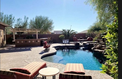 Estrella Mountain Ranch House | Beautiful private 4 bedroom resort (4th is a Den/Bed combo). Heated pool & spa