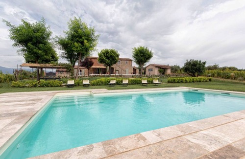 Cortona Villa | Beautiful private villa for 10 guests with A/C, private pool, WIFI and TV, close to Cortona