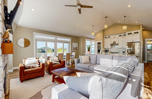 Nelscott House | Beautiful & spacious, oceanview home, with hot tub & foosball table
