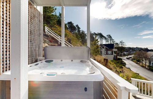 Nelscott House | Beautiful & spacious, oceanview home, with hot tub & foosball table