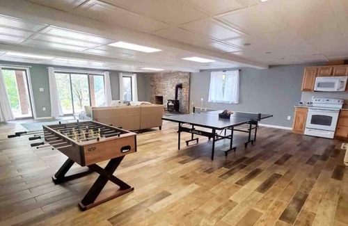 Lake of the Woods House | Beautiful, spacious, lakefront home large lot, firepit, hot tub, and more