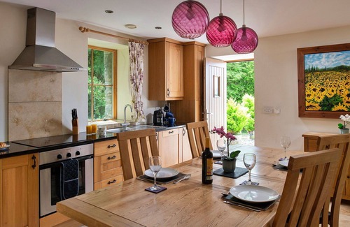 Eglwysbach House | Beautiful villa for 4 people with hot tub, WIFI, terrace and pets allowed