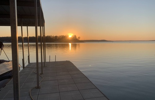 Eucha House | Beautiful waterfront home with private Dock. Most beautiful sunset views around!
