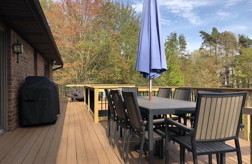 Saugatuck House | Beautifully Renovated Home With Privacy ~ Fire Pit ~ Minutes To Downtown!