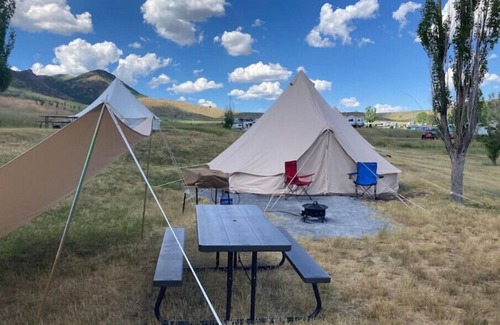 Morgan County RV Rental | Bell Tent #5 - The Fields at East Canyonn
