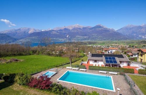 Colico Piano Apartment | Bellavista II Panorama Ferienwohnung mit Pool OG DG