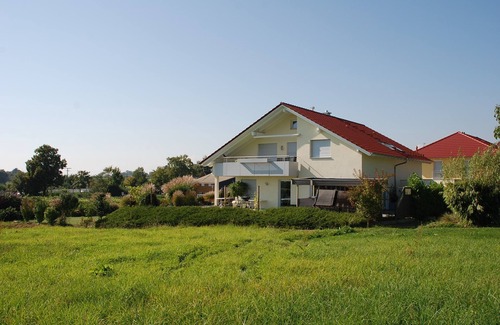 Stetten Apartment | Bellevue "Hagnau" with a view of Lake Constance and the Alps