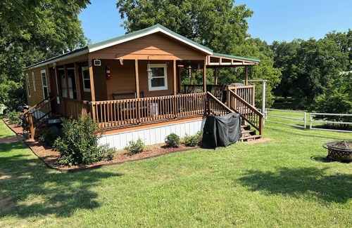 Ralston Cabin | Ben Ranch Cabin # 2 located in a century old Pecan Orchard. 2 Bedroom plus couch