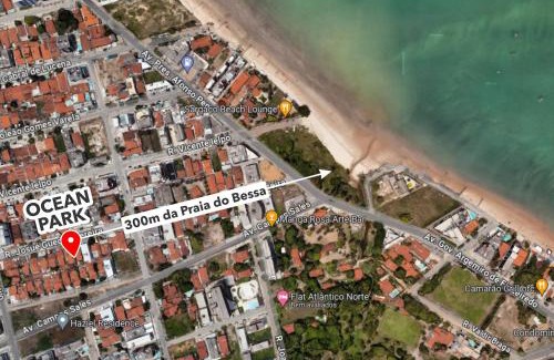Joao Pessoa Apartment | Bessa Confortável 2 Quartos 6 pessoas 300m Praia