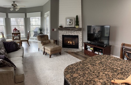 Fontana-on-Geneva Lake Condo | Best Location in Fontana adjacent to The Abbey Resort!