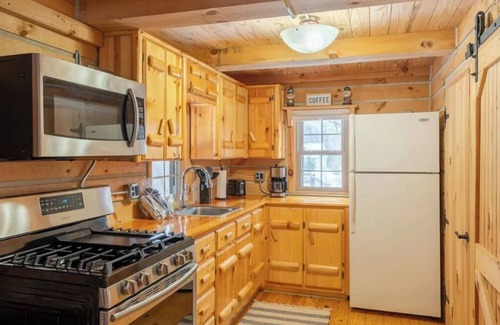 Thompsonville Cabin | Betsie River Log Cabin near Crystal Mountain!