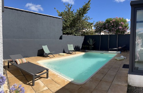Cers Villa | BETWEEN BÉZIERS AND VALRAS BEACH VILLA WITH GARDEN AND PRIVATE SWIMMING POOL