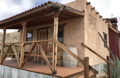 Terlingua Cabin | Big Bend Lodging at Ten Bits Ranch | Room #1 (The Bank)