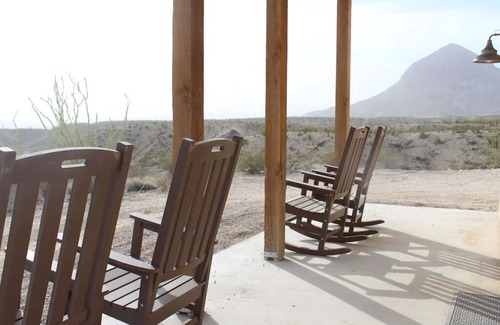 Terlingua Cabin | Big Bend Lodging at Ten Bits Ranch | Room #8 - The Courthouse