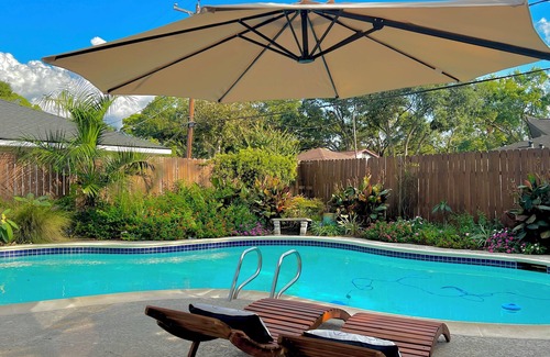 Westbury House | Big Heated Pool w Sunroom, Centrally-loc. Luxury in Houston, Billiards, Sleeps16