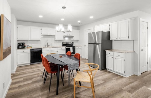 Bentonville House | Bike-Friendly Home with Hot Tub Near Downtown