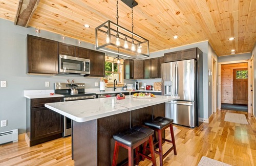Bryant Pond Cabin | Birch Mountain Cabin| EV Charger-Slps12! HotTub!