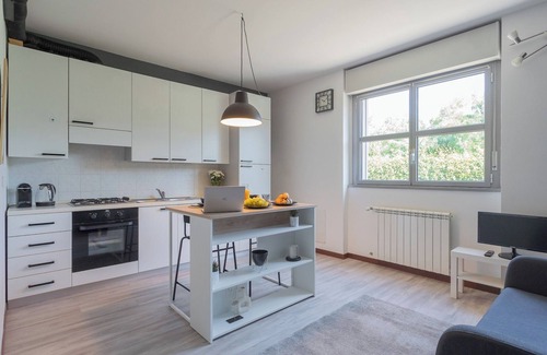 Albate Apartment | Black Loft Como by Rent all Como