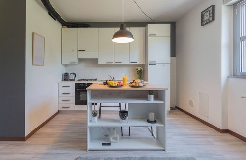 Albate Apartment | Black Loft Como by Rent all Como