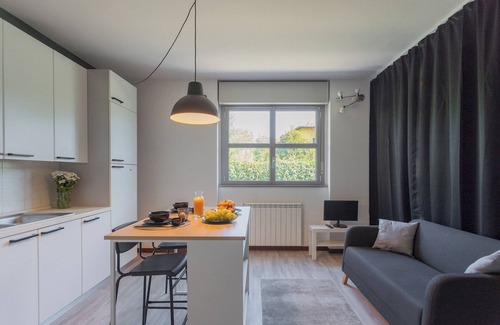 Albate Apartment | Black Loft Como by Rent all Como