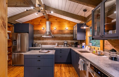 Apple Ridge Cabin | Blackberry Creek Cabin - Updated Creekside Haven with Fire Pit and Swimming Holes