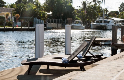 The Cove House | Blissful, serene waterfront Deerfield Beach retreat. Close to the beach.