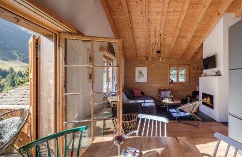 Tujetsch Apartment | BLUE ALPINE Lodge bis 6 Gäste, Cheminée, 400 m zum Skilift