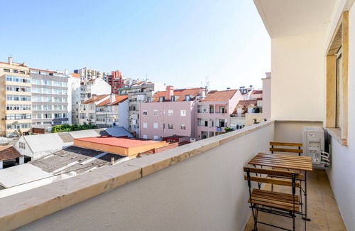 Sao Joao de Deus Apartment | Blueground | Areeiro, balcony, nr Eduardo VII Park