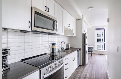 Yesler Terrace Apartment | Blueground | Northlake, gym & rooftop, nr zoo