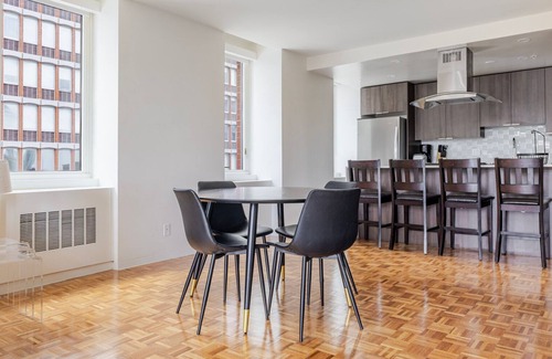 Prudential - St. Botolph Apartment | Blueground | Prudential, gym & w/d, nr library
