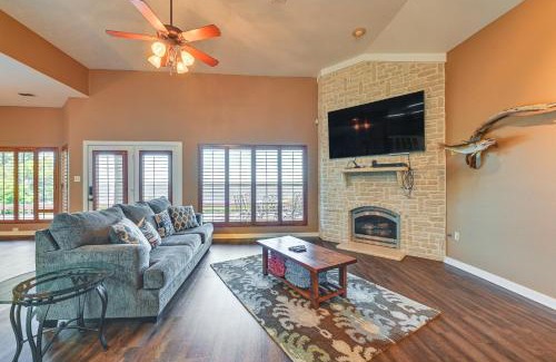 Milam House | Boat Dock and Hot Tub Waterfront Home in Milam!