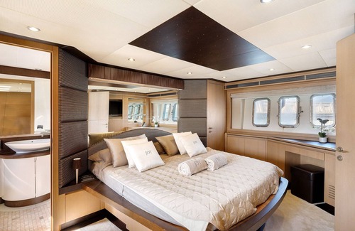 Porto Cervo Boat Rental | Boat 'Yacht Joy 4 Cabin' with Private Terrace, Wi-Fi and Air Conditioning