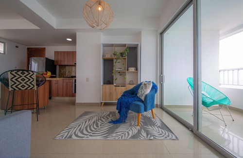 Cartagena District Apartment | Bocagrande Palmetto 1- Vista al mar 2201