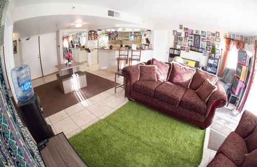 Winchester Condo | Boho Haus w/Cats & Pool | 420 Friendly | Near Strip & Convention Center