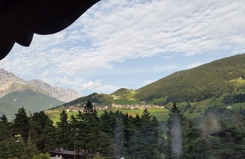 Valdisotto Apartment | Bormio Saint Lucia Apartment Attic views Reit and the Cima Bianca