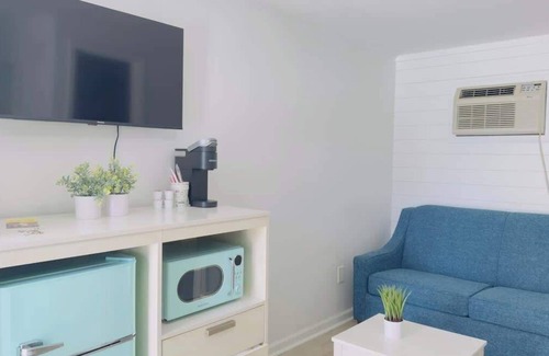 Downtown Myrtle Beach Apartment | Boutique on the beach, Studio #102 + Pool