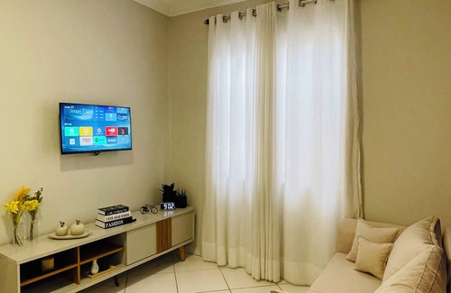 Universitario Apartment | Apartment with queen bed, smart TV, garage, air and Wi-Fi. Pets allowed