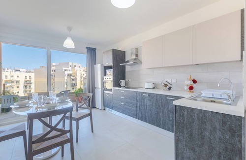 Qawra Apartment | Brand New 3Bdr 2 Bth Apartment with Terrace C Bugibba