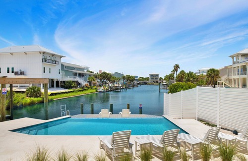 Perdido Key Coves One House | BRAND NEW Gulf & Direct Ole River with Boat Slip, Infinity Pool & Elevator!