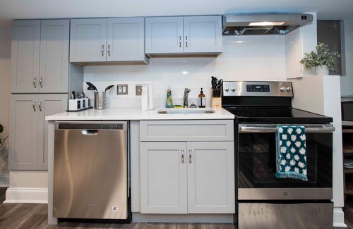 Upper Fells Point Apartment | Brand New! Private garden apartment in historic Upper Fells Point
